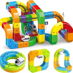 Special Train Set for Kids Ages 3-8 " Modular 3D Flexible Race Track Building Toy with Gravity-Defying 360° Movement " For Home Projects