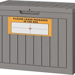 Alternative view of Special Outdoor Parcel Delivery Box with Lockable Lid