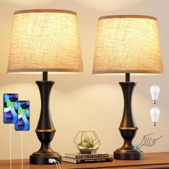 Special Seealle Touch Lamps for Nightstand, Dimmable, Bulb Included