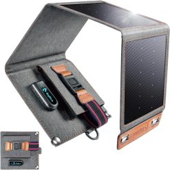 Alternative view of Special 28W Solar Panel Charger with Dual USB-C and USB-A, Portable Solar Phone Charger for Camping