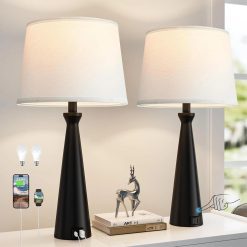 Alternative view of Special Modern Table Lamps Set of 2, Dimmable, Bulb Included