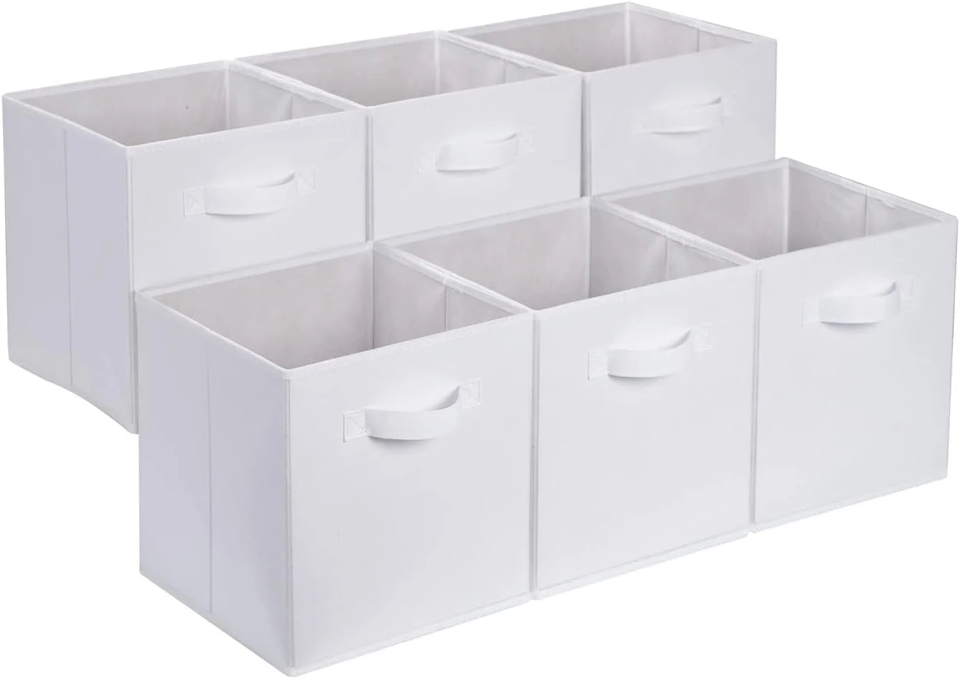 Special Fabric Storage Cube Bins Organizer with Handles for Organization and Organizing Solution, 13x13x13 - Image 4