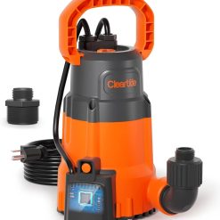 Alternative view of Special 1/3 HP Submersible Utility Pump, 2790 GPH High Flow, Portable Sump Pump with Auto Water Sensor