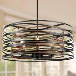 Special 12.6” Farmhouse Chandeliers for Dining Room, 3-Light Industrial Metal Hanging Light Fixture