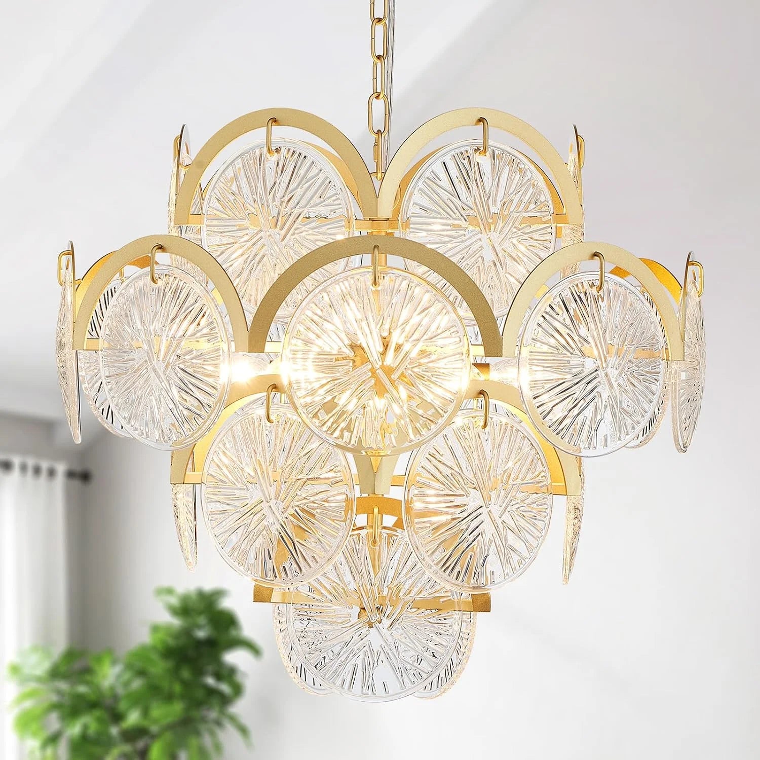 Special 5-Light Crystal Candle Chandelier Pendant Ceiling Light Modern Lighting Fixture for Bedroom Hallway Bar Kitchen