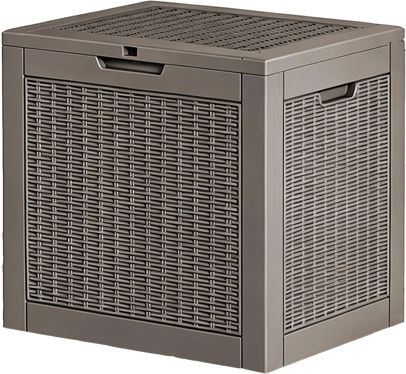 Special Fancyango 50 Gallon Waterproof Deck Box, Resin Outdoor Storage Box, Black - Image 2