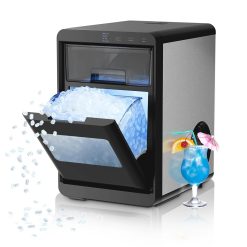 Special Ice Maker Machine, 8 Ice Cubes in 6 mins, 26lb/Day Ice with 2 Sizes- Portable Mini
