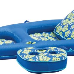 Special Campania Ultimate 2-in-1 Pool Float Lounge, Extra Large, Inflatable Pool Floats for Adults with Adjustable Backrest