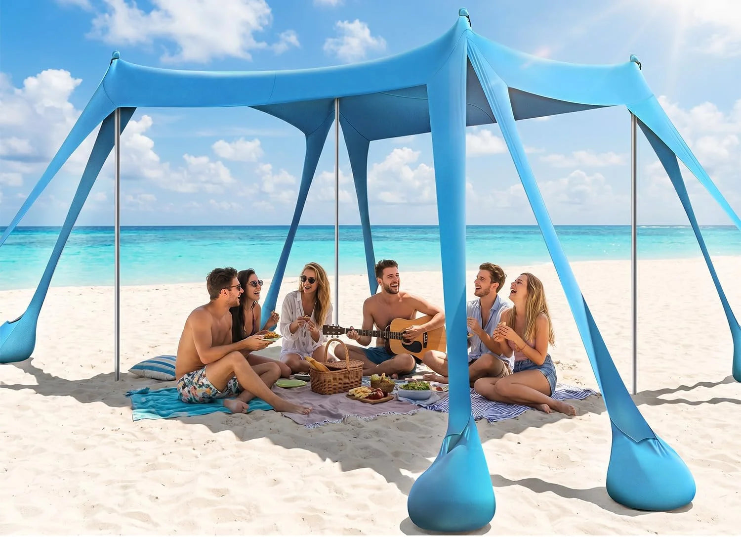 Special Tent, UPF 50+ Sun Shelter with 8 Sandbags