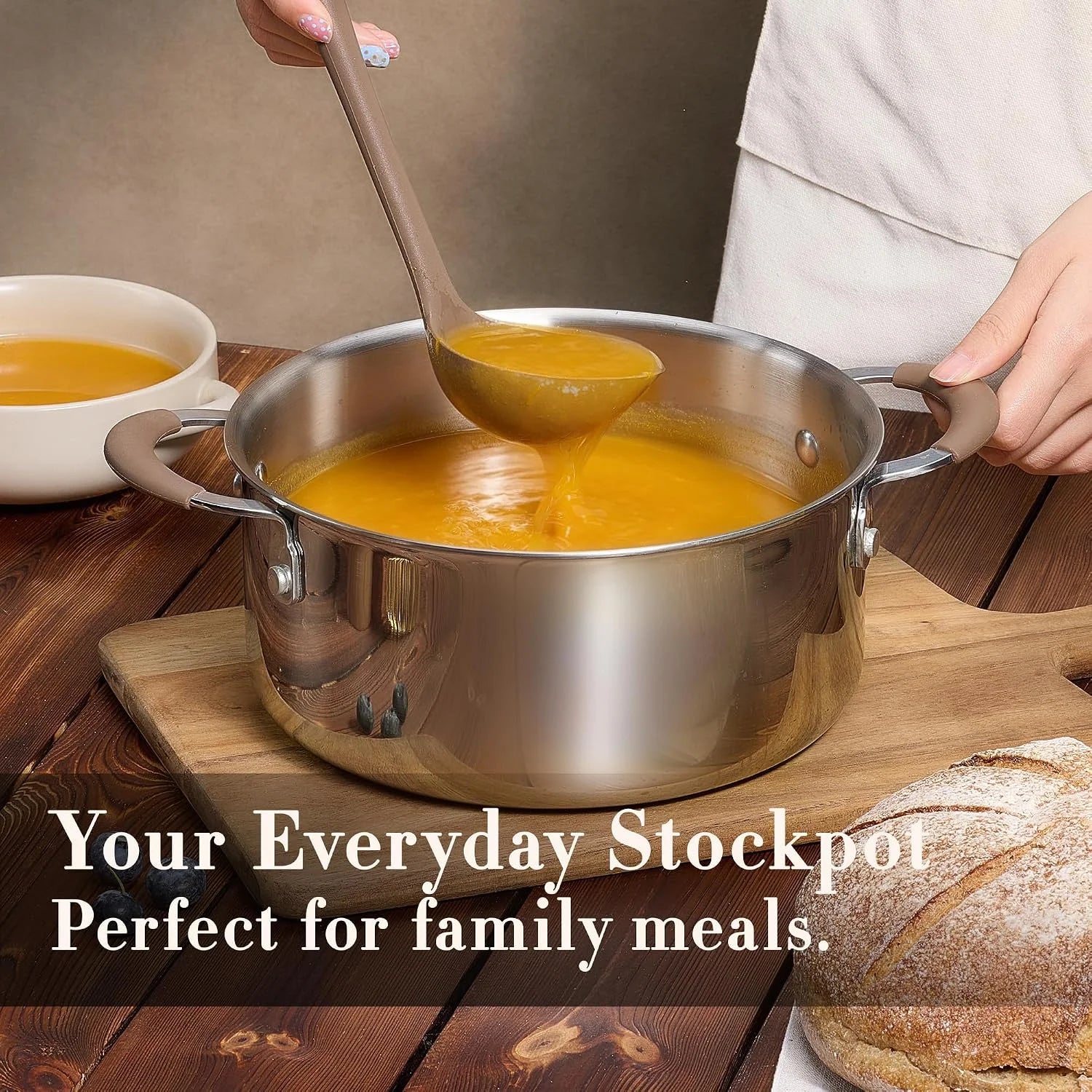 Special 19pcs Stainless Steel Cookware Set with Detachable Handle, Pots and Pans Set - Image 6