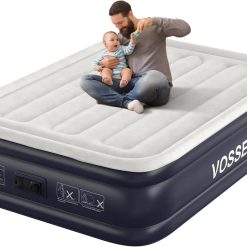 Alternative view of Special Air Mattress Queen with Built-in Pump, 18 Raised Inflatable Blow Up Mattress, Upgraded Heavy Duty Portable Air