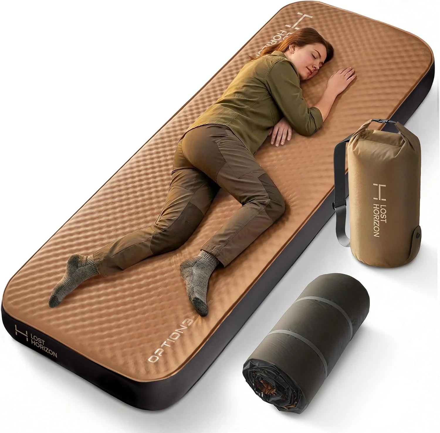 Special Lost Horizon Air & Foam Camping Mattress, Self-Inflating Sleeping Pad, 4.5 Thick, with Pump Sack, R13 Insulation - Image 7