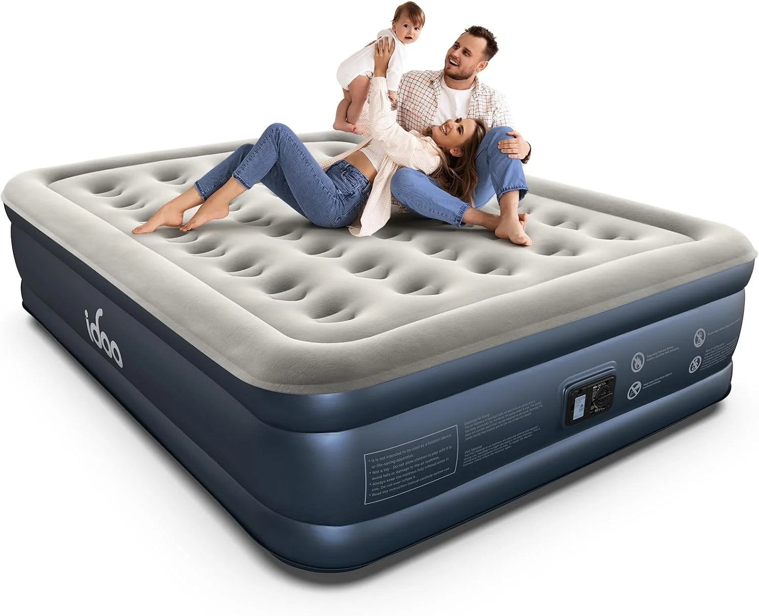 Special Queen Air Mattress with Built in Pump, 18 Raised Comfort Inflatable Blow up Mattress, Upgraded Support Structure - Image 10