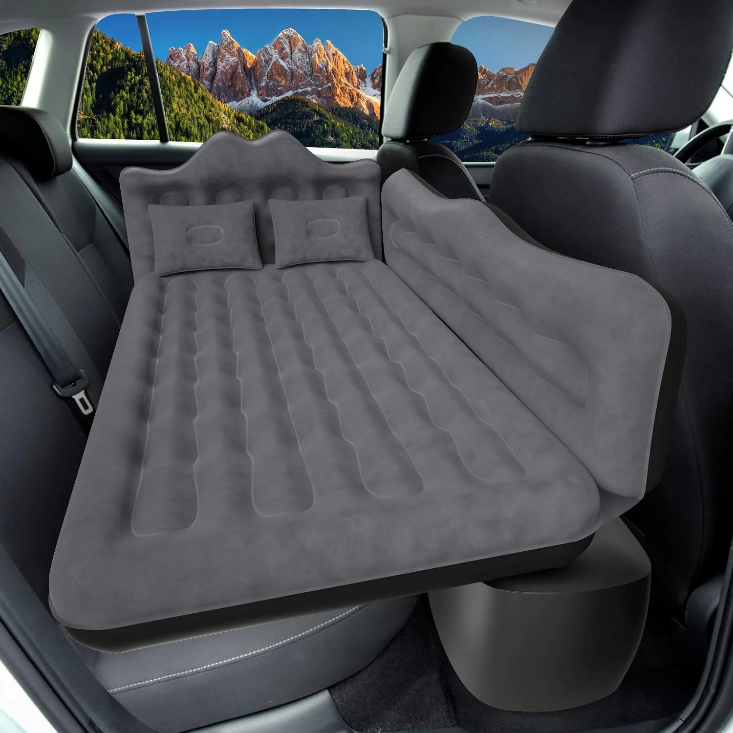 Special DikaSun Car Air Mattress, Inflatable SUV Truck Camping Mattress for Back Seat, Thickened Travel Car Bed Sleeping Pad - Image 4