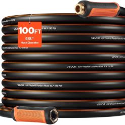 Alternative view of Special VEVOR Garden Hose, 200 ft 5/8 Heavy Duty Rubber Water Hose with 10 Mode Nozzle, 150PSI Working & 600PSI Burst