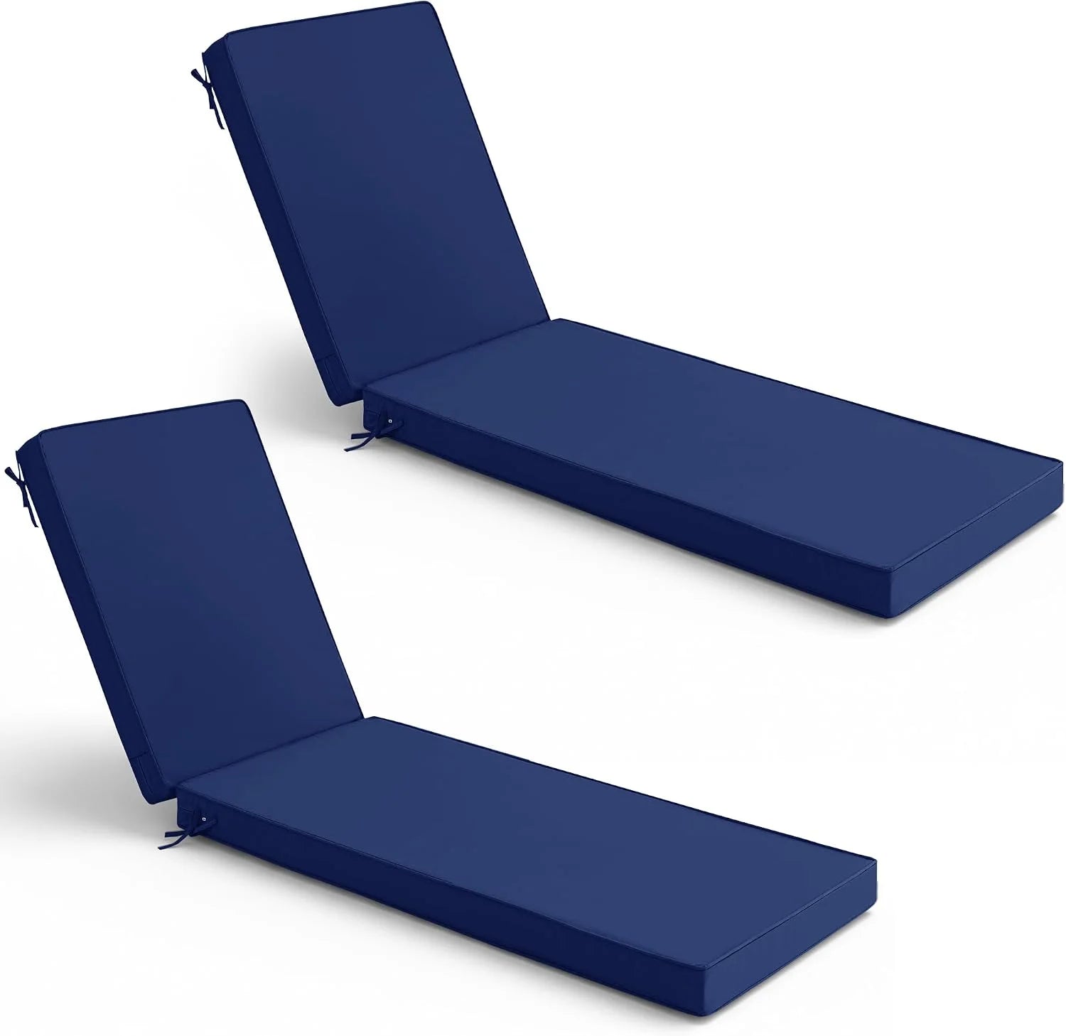 Special Chaise Lounge Cushions Outdoor Set of 2, Waterproof and Fade Resistant Sun Lounger Replacement Cushion - Image 14