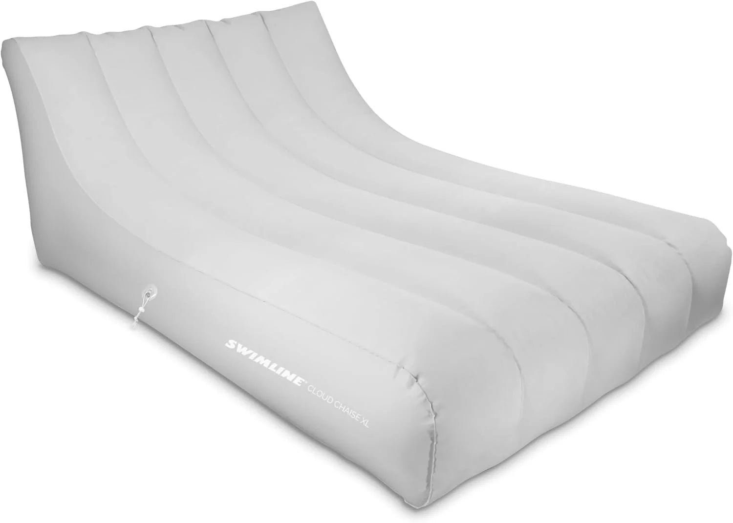 Special SWIMLINE Solstice Fabric Covered Pool Float Mattress Red Lounger Raft for Adults & Kids I Comfortable Head Back Rest - Image 4