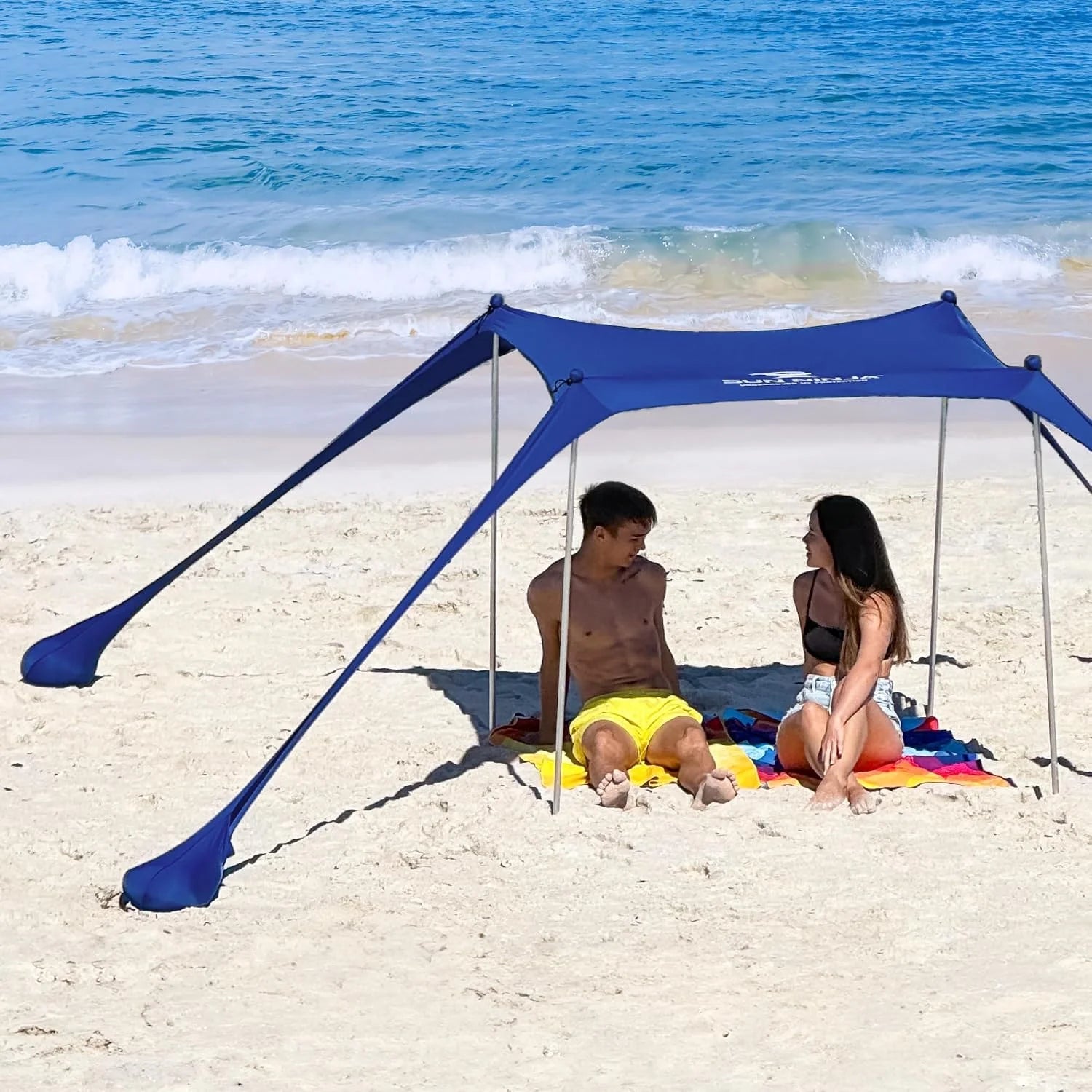 Special Ninja Beach Tent Sun Shelter UPF50+, Easy Pop Up Beach Canopy - Image 10