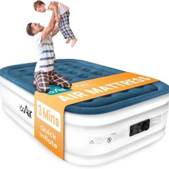 Alternative view of Special Air Queen Air Mattress with Built-in Pump, 18 Raised Blow Up Mattress, 800 lbs Max Honeycomb Air Bed