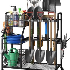 Alternative view of Special Garden Tool Organizer with Large Hooks, Garage Storage Rack " For Garage Organization