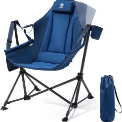 Alternative view of Special ADVANCED Padded Oversized Hammock Camping Chair, Compact Heavy Duty Swing Chair with Multi-Storage Pockets