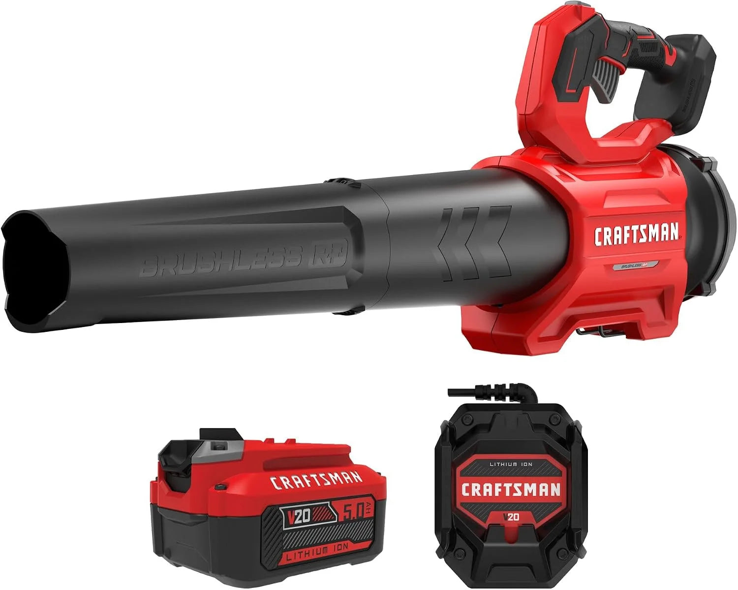 Special Leaf Blower Cordless with Battery and Charger V20 RP, Up to 110 MPH Power, Handheld Electric Leaf Blower - Image 2