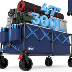 Special 47 Collapsible Wagon Cart Foldable 300L Capacity Compact Folded Size