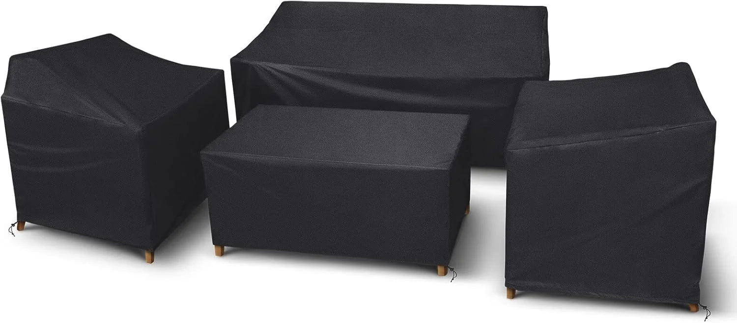 Special STARTWO Patio Furniture Cover 4 Piece Set, Black, Regular - Image 6