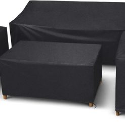 Special STARTWO Outdoor Furniture Cover Waterproof 4 Piece, Black, Regular, 420D