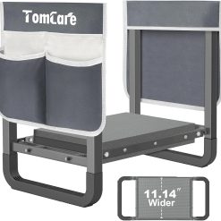 Alternative view of Special TomCare Garden Kneeler and Seat 11.12" Wider Larger Soft Kneeling Pad Garden Bench with 2 Large Tool Pouches Heavy Duty