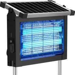 Special Bug Zapper Outdoor, 4500V Mosquito Zapper Waterproof with Panel Sensor Electric Fly Zapper Rechargeable Mosquito