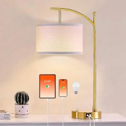 Alternative view of Special Hikczc Table Lamp for Living Room Bedroom, Dimmable, Bulb Included
