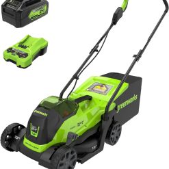Special 24V 13 in Push Lawn Mower, 4.0 Ah Battery and Charger – For Lawn Care