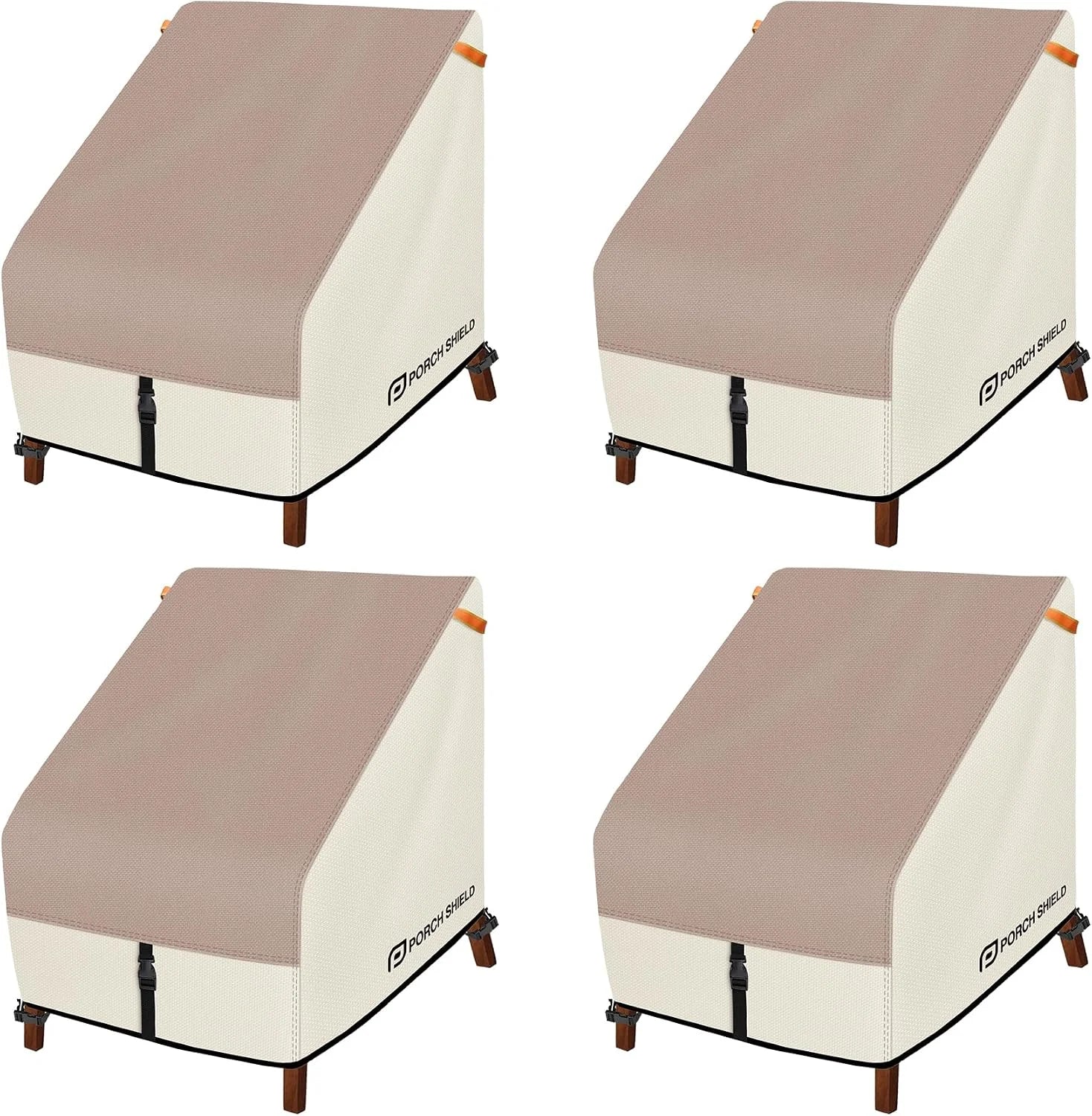 Special Shield Patio Chair Covers -Waterproof Outdoor Lounge Deep Seat Lawn Chair Cover " 30W x 33D x 34H inch, Beige