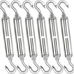 Special 44 Pcs Shade Sail Hardware Kit 6 Inch Outdoor Sun Sail Accessories