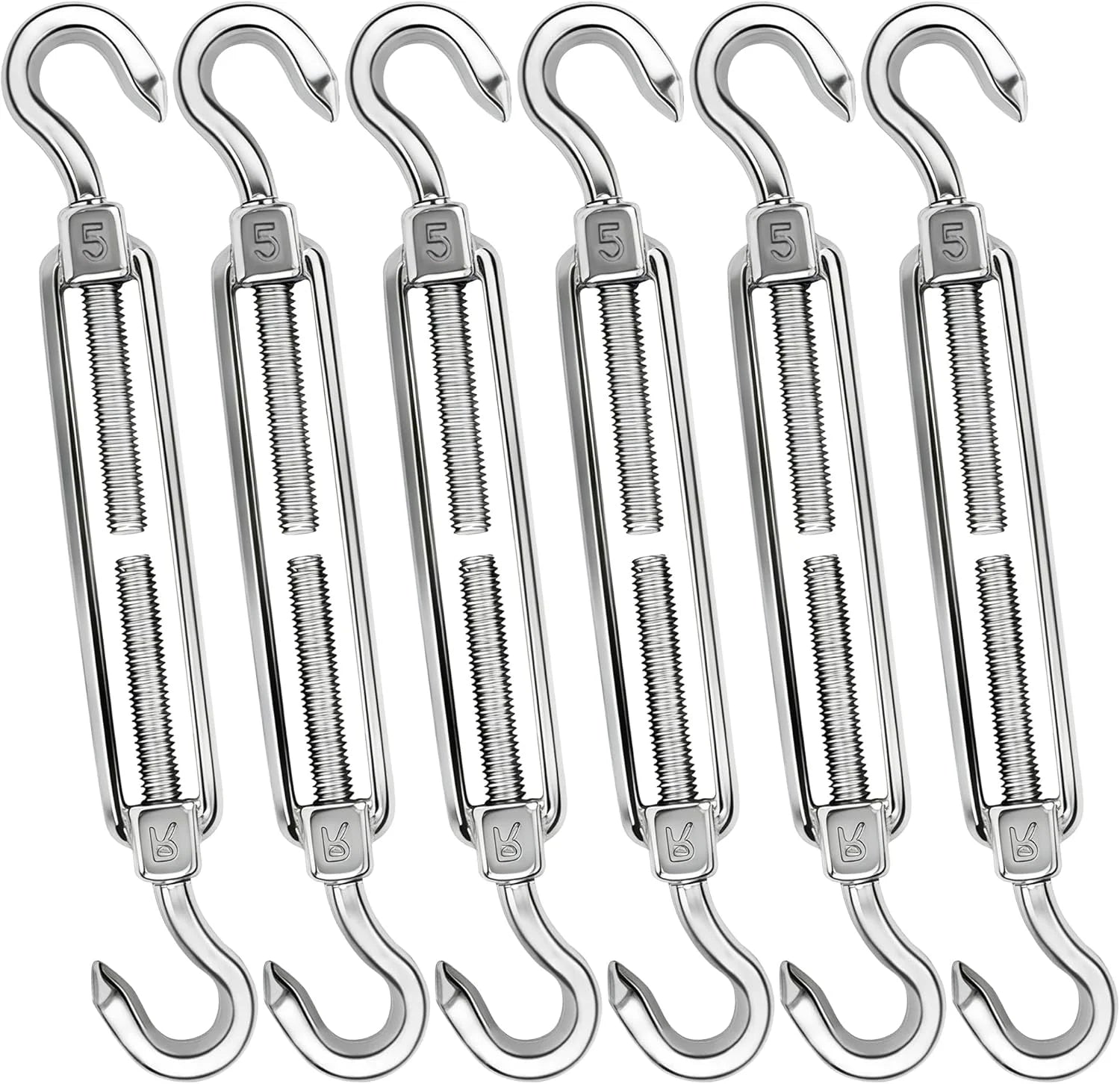 Special 44 Pcs Shade Sail Hardware Kit 6 Inch Outdoor Sun Sail Accessories