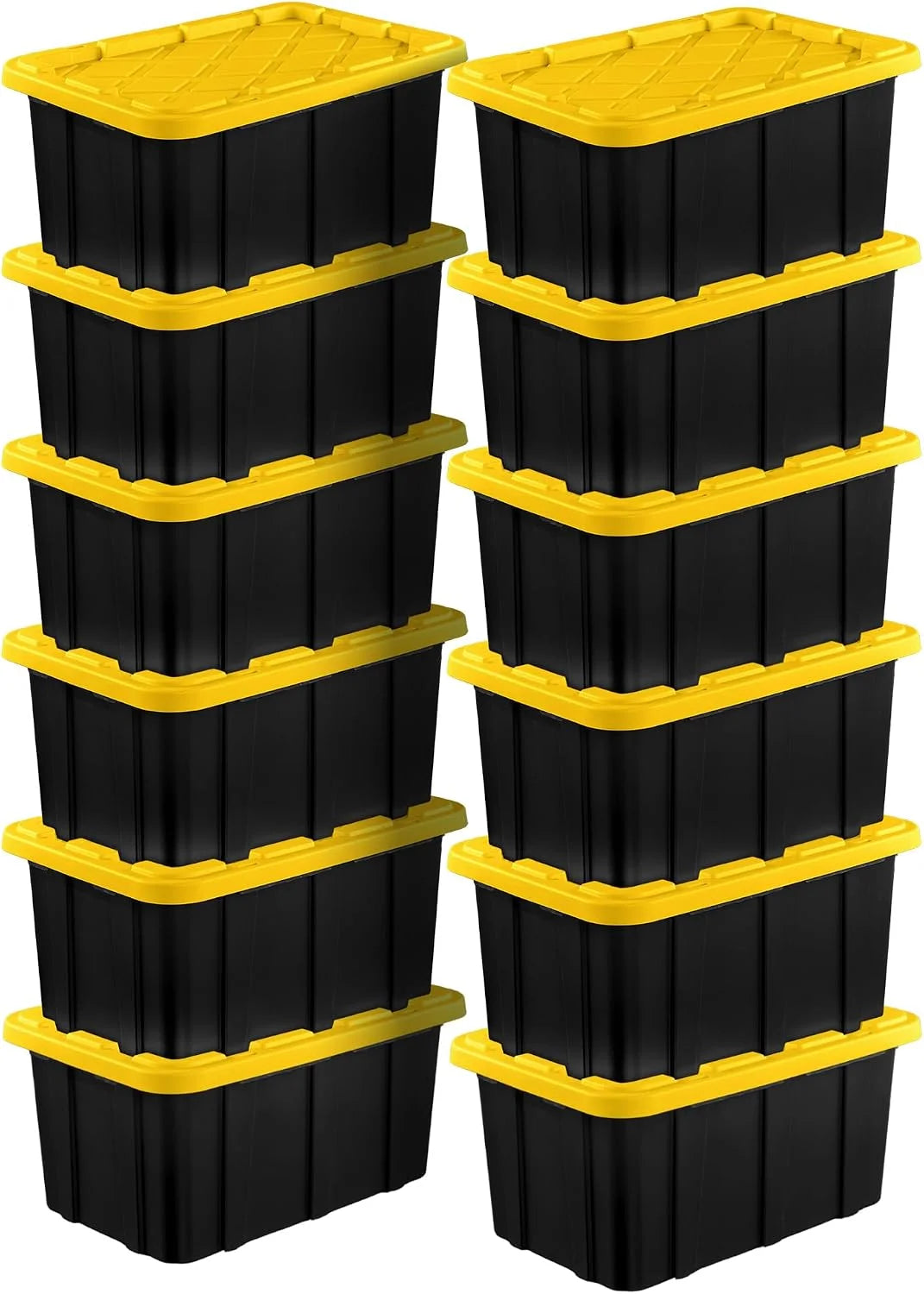 Special Sterilite 4-Pack 27 Gallon Industrial Storage Tote, Heavy-Duty Plastic Bins - Image 6