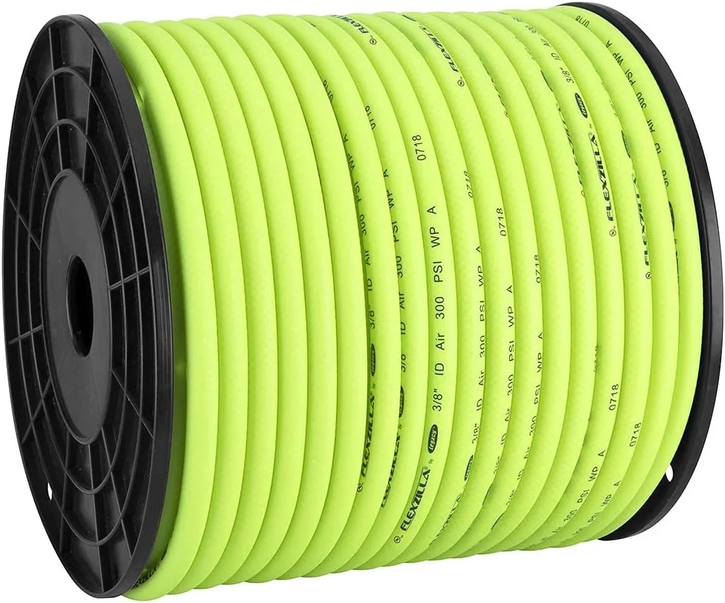 Special Flexzilla Pro Air Hose, Bulk Plastic Spool, 3/8 in. x 250 ft, Heavy Duty, Lightweight, Hybrid, ZillaGreen " HFZ38250YW - Image 2