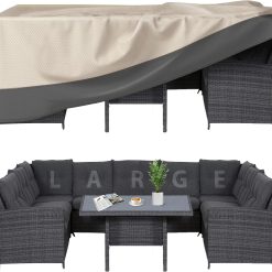 Alternative view of Special KIKCOIN Outdoor Patio Furniture Covers Waterproof, Heavy Duty, 98x78x28 in