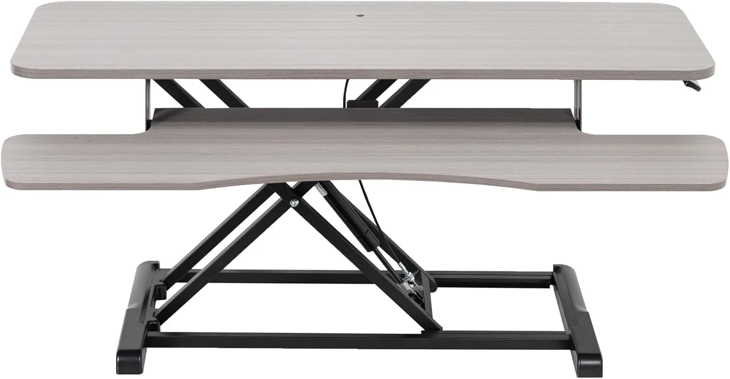Special 32 inch Desk Converter, K Series, Height Adjustable Sit to Stand Riser, DESK-V000K - Image 34