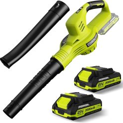 Alternative view of Special Blower Cordless 21V Electric with 2 Batteries and Charger Lightweight – For Yard Cleanup