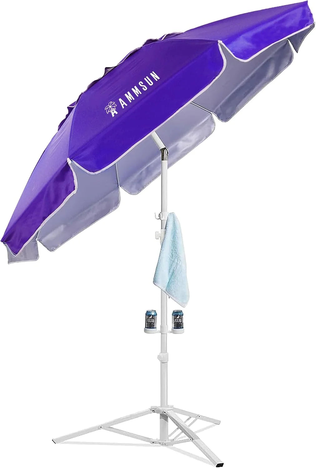 Special Shade Umbrella, Premium Portable Umbrella with Stand, 6.5ft Lightweight Free Standing Canopy for Sporting Games