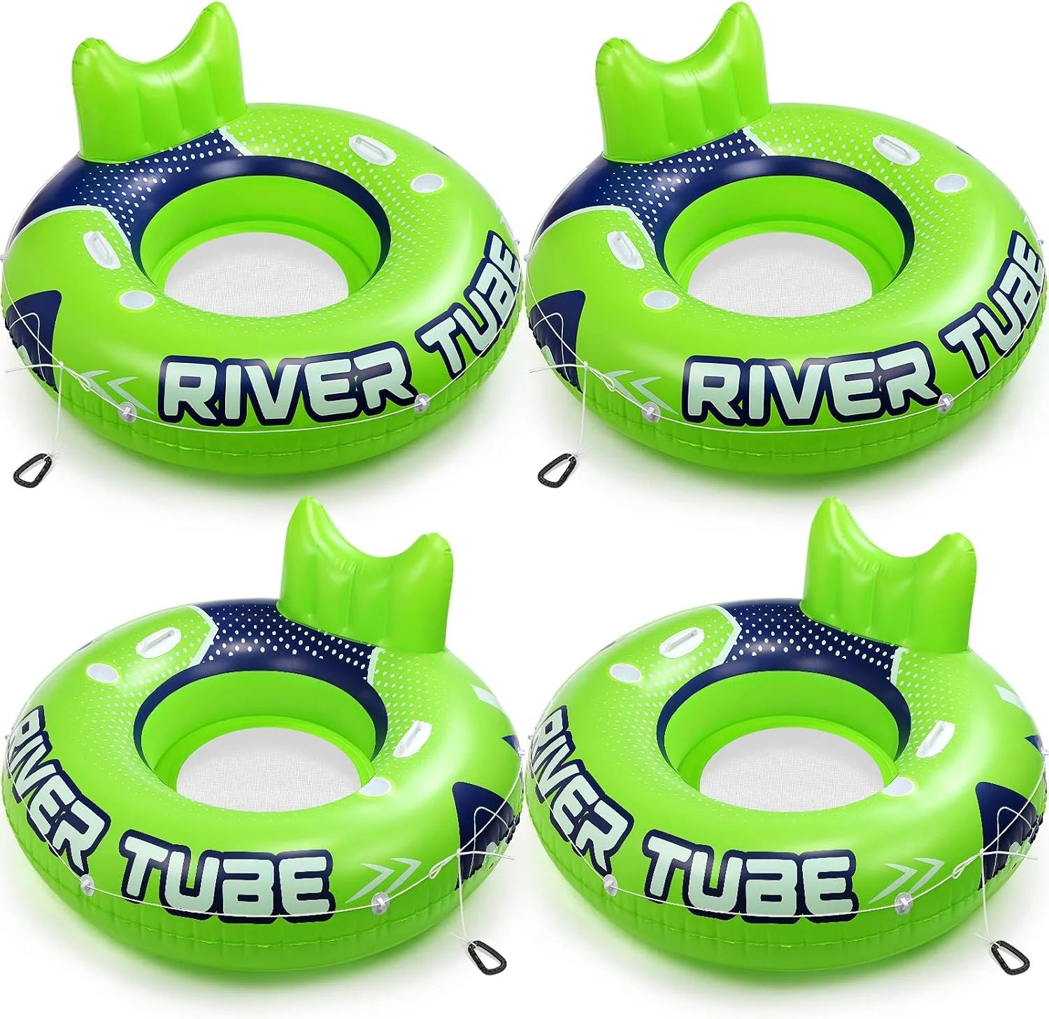 Special Glimin 2 Pcs Green Blue 53 Heavy Duty River Tube Float Inflatable Pool Floating Tube for Adult Large River Raft Water - Image 8