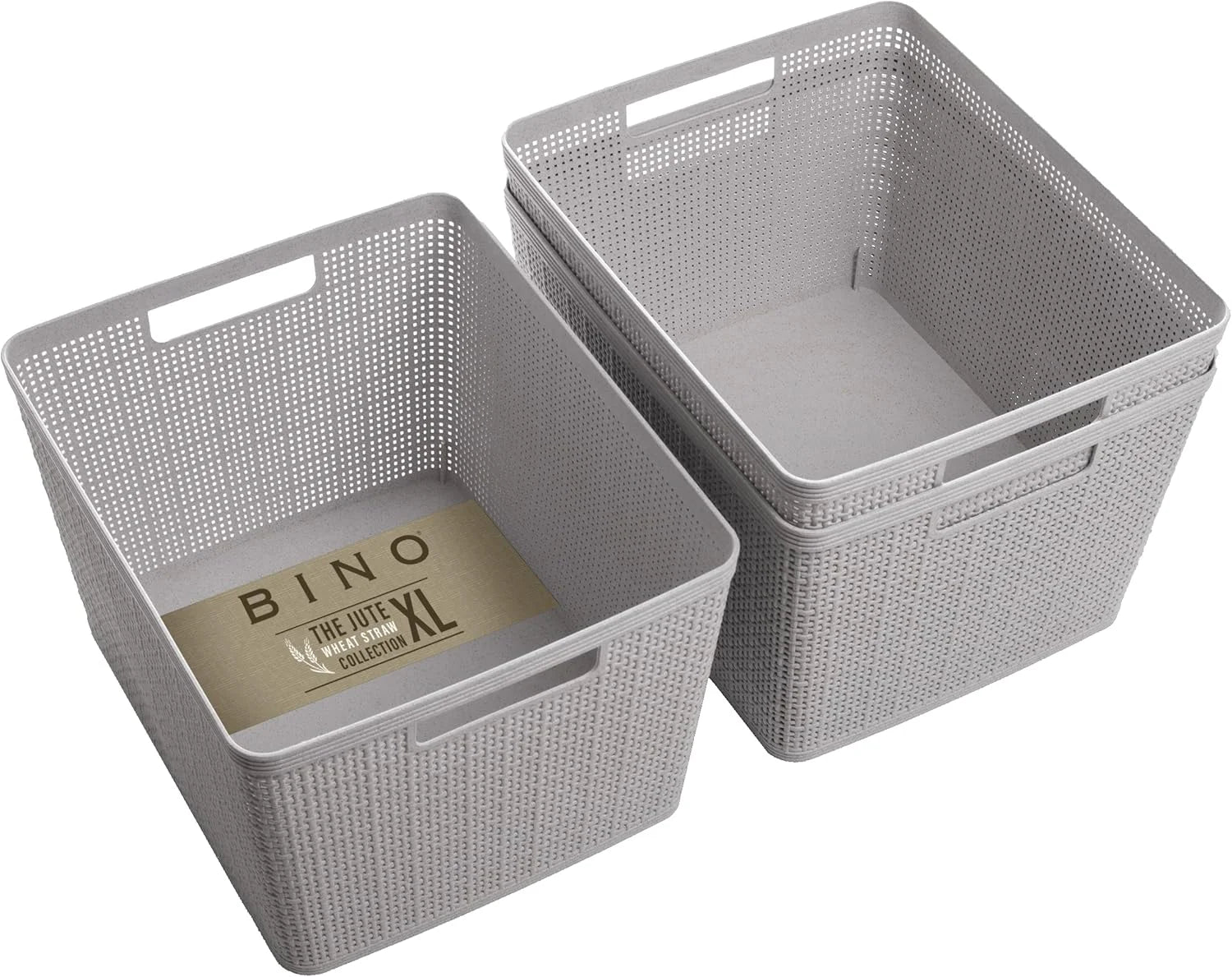 Special Plastic Basket, Large (Black), 3-Pack, Home Organization