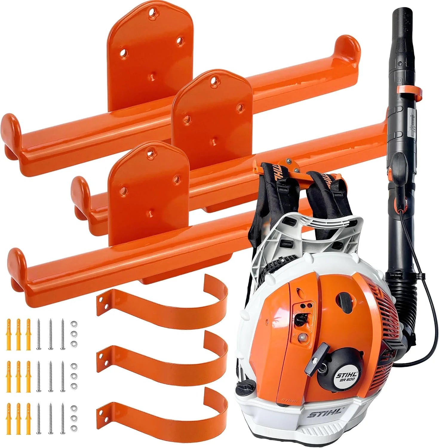 Special Backpack Blower Rack with Tube Hook, 1 Pack Backpack Blower Wall Mount - Image 2