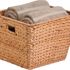 Alternative view of Special Storage Baskets –Water Hyacinth Woven Basket, Decorative Baskets for Shelves, Basket for Gifts, Closet, Pantry