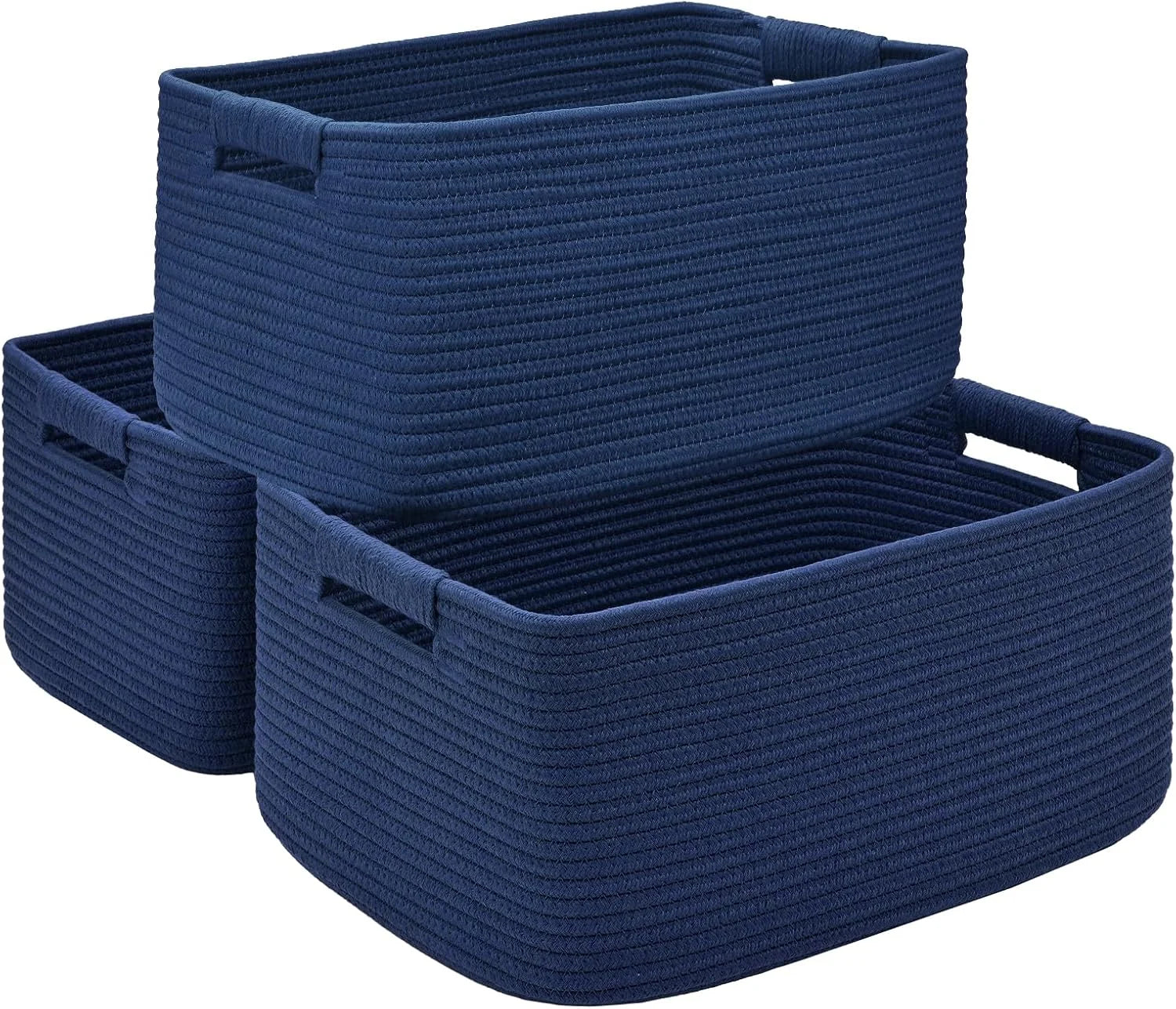 Special 2 Pack Large Storage Basket for Organizing, 17.5x13x7 Woven Basket for Shelves, Closet Cube Storage Bins - Image 17