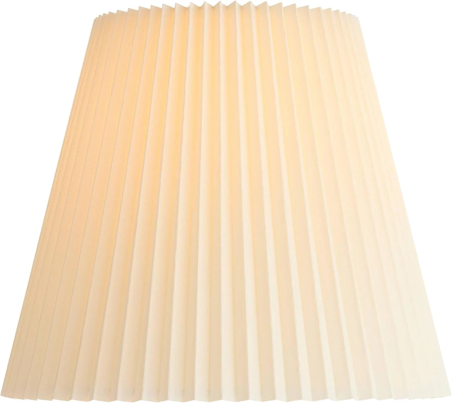 Special 10 Top x 17 Bottom x 14 1/2 High x 14 3/4 Slant Lamp Shade (Pre-Assembled) Replacement Large Ivory White Bell Round - Image 6