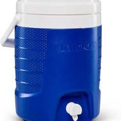 Alternative view of Special 2 Gallon Portable Sports Cooler Water Beverage Dispenser, Insulated Cooler Dispenser, Majestic Blue