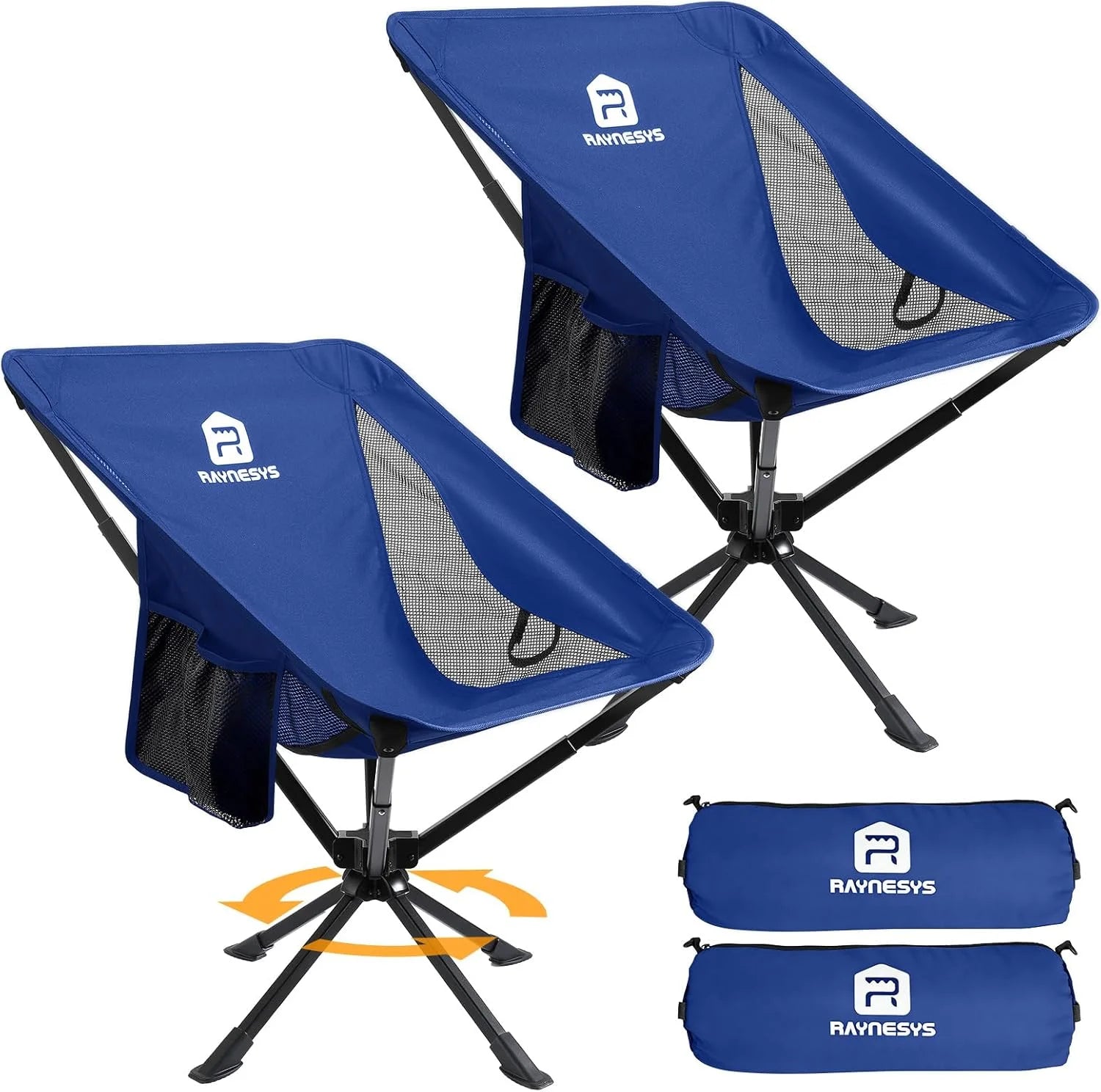 Special Portable Swivel Camping Chair, 8 Seconds Quick Setup Easy Carry, 3.8Lb Lightweight Folding Chairs for Hiking - Image 7